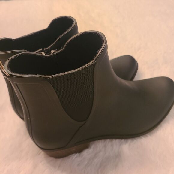 Lucky Brand Womens Lp-Bunita Black Rainboots Size 11M Rain Boots Rubber - Picture 7 of 10